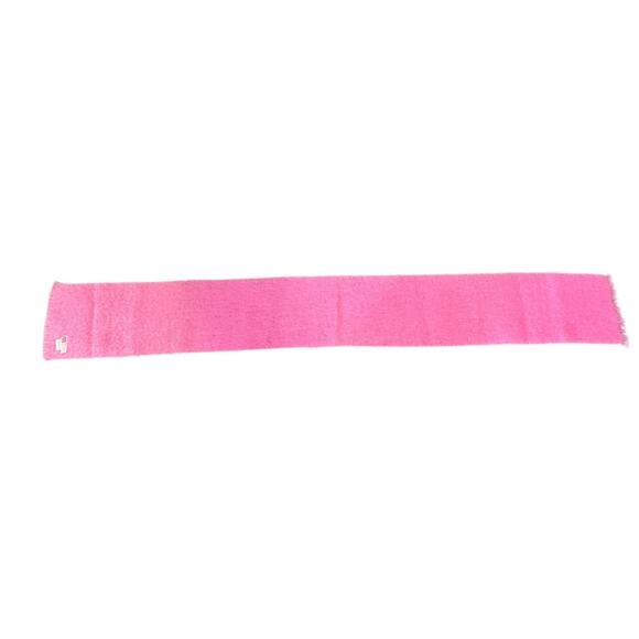 Vintage Joesph Magnin Chunky Bubblegum Pink Mohair Wool Scarf Shawl Wrap England - Picture 4 of 7